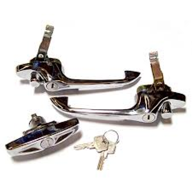 CEA018org deurklinken set chroom